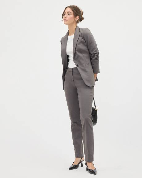 Limitless Mid-Rise Long Slim-Leg Signature Pant