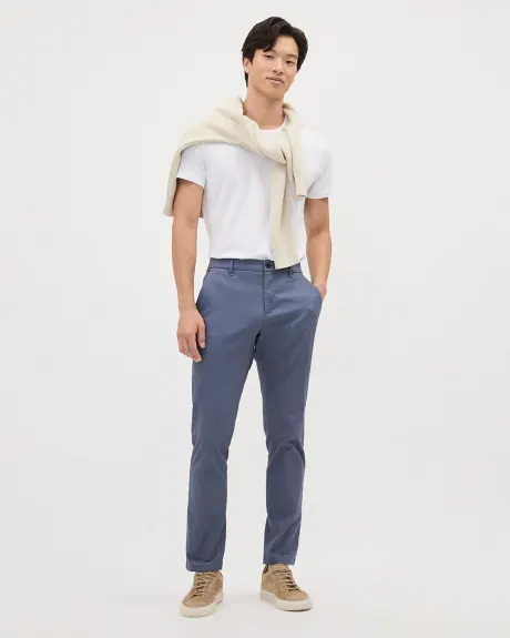 Pantalon Chino Ultra-Extensible à Coupe Étroite