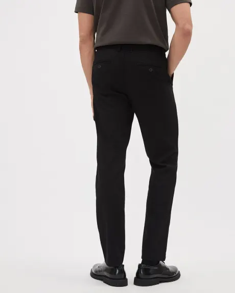 Pantalon en Sergé Brossé à Coupe Étroite