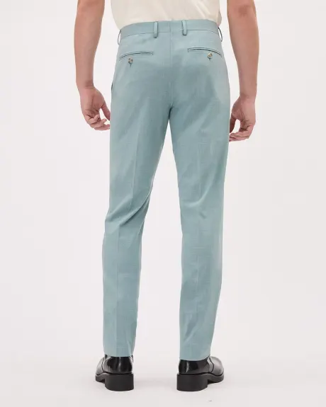 Slim-Fit Aqua Suit Pant