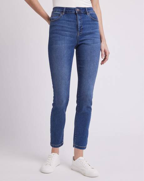 High-Rise Medium-Wash Natalie Ankle Jegging