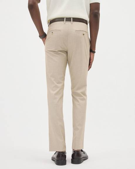 Solid Slim-Fit City Pant