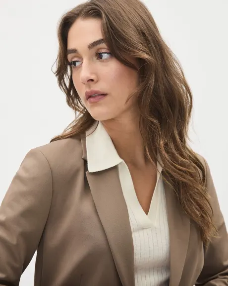 Two-Button Fitted Blazer