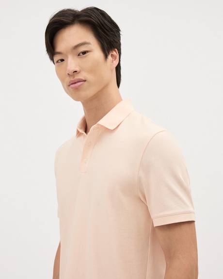 Solid Short-Sleeve Polo