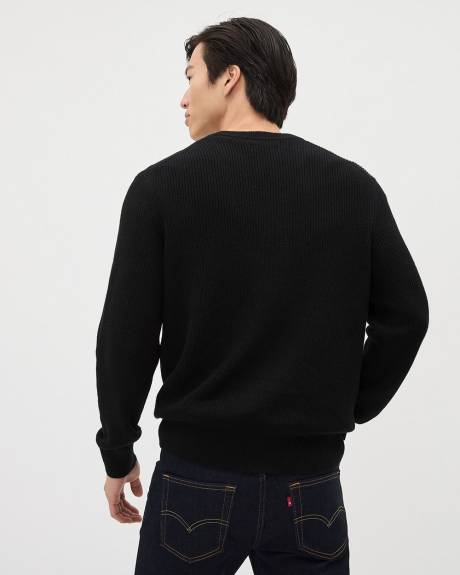 Long-Sleeve Crew-Neck Sweater