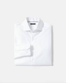 Chemise habillée coupe étroite Facile d'entretien - Col italien