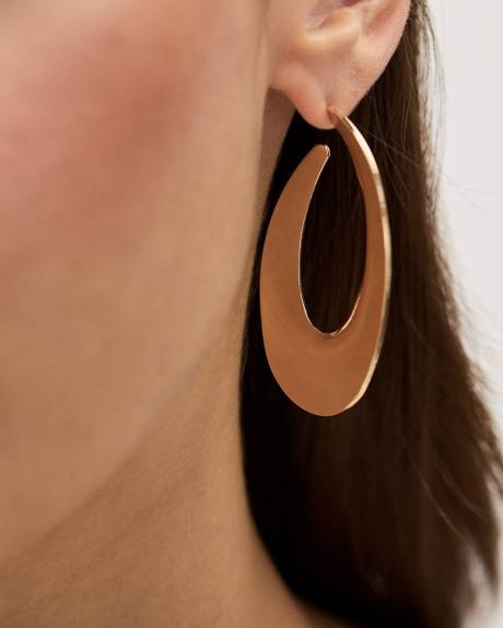 Large Flat Hoops