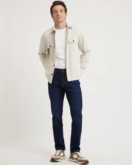 Pantalon en Denim à Coupe Étroite