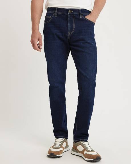 Pantalon en Denim à Coupe Étroite