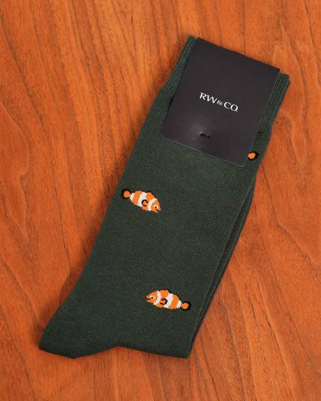 Clownfish Socks