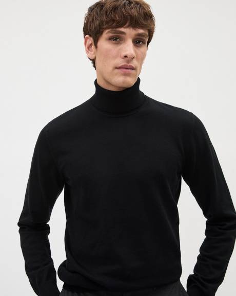 Long-Sleeve Turtleneck Sweater