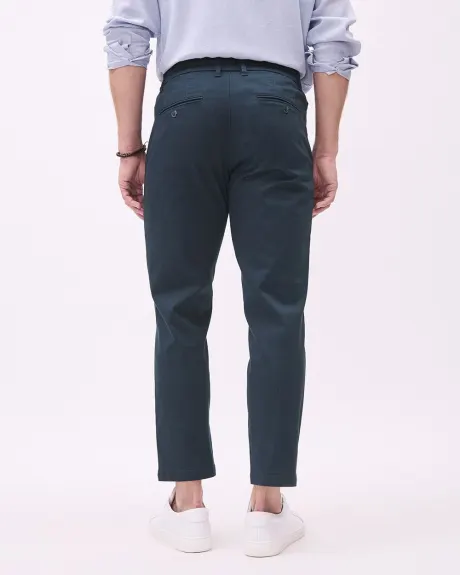 Pantalon Chino Court à Coupe Étroite