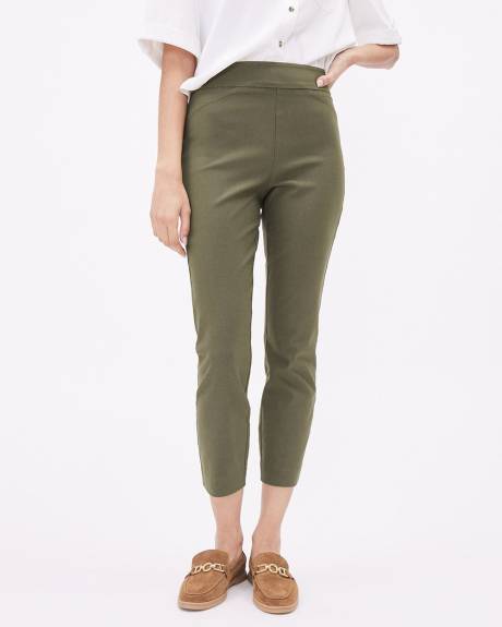 Solid Cropped City Legging Pant