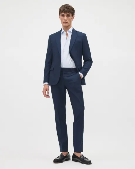 Pantalon De Complet Essentiel Marine Coupe Étroite