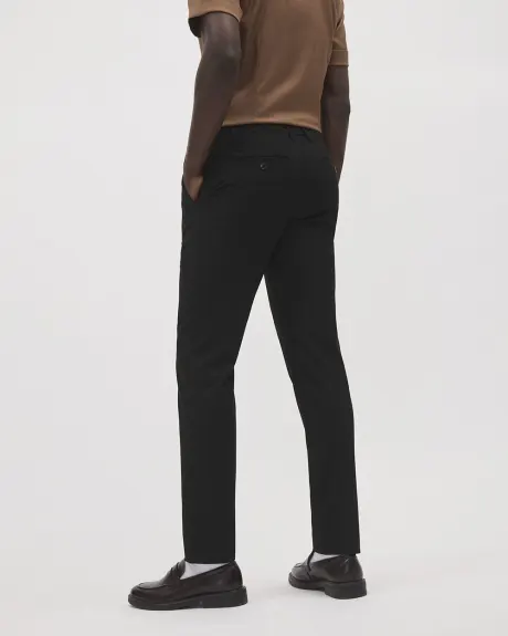 Pantalon de Ville Uni à Coupe Étroite