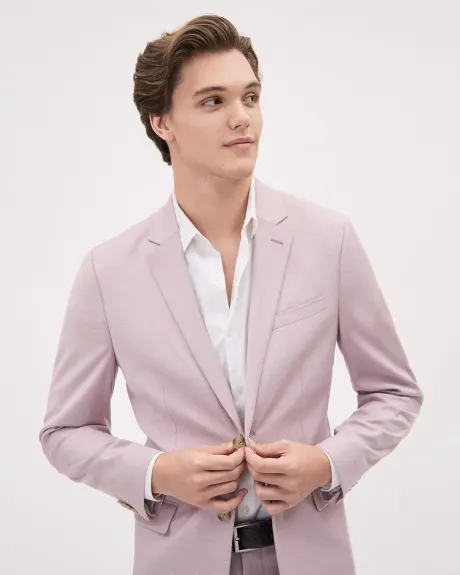 Slim-Fit Lilac Suit Blazer