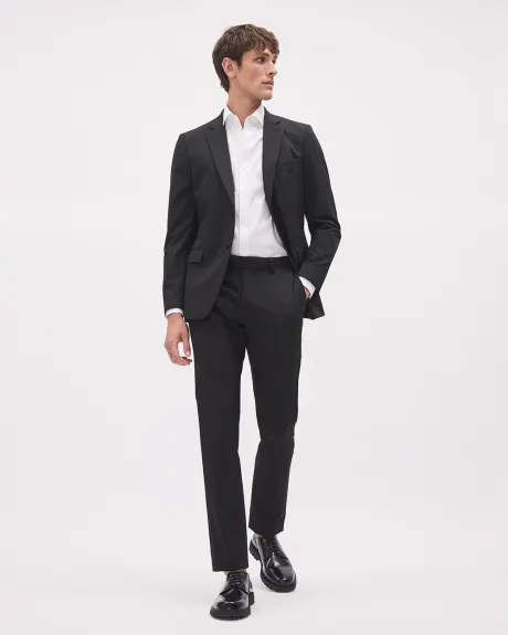 Black Slim Fit E-Tech Suit Pant