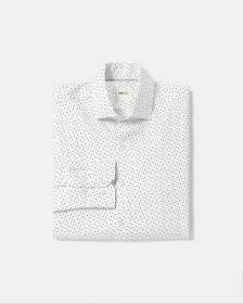 Chemise Habillée à Coupe Ajustée à Pois