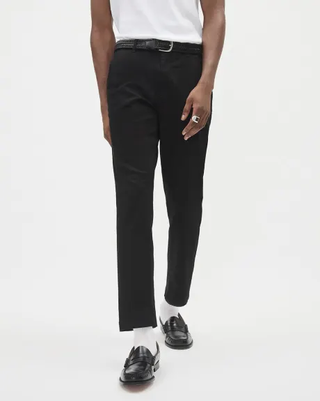 Pantalon Chino Court à Coupe Étroite