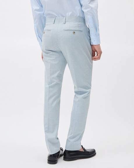 Slim-Fit Light Blue Suit Pant