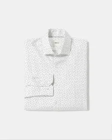 Tailored-Fit Dotted Dress Shirt