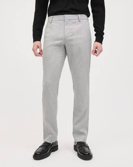 Houndstooth Tailored-Fit City Pant