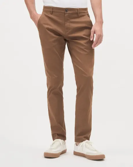 Pantalon Chino Ultra-Extensible à Coupe Étroite