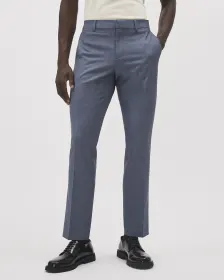 Slim-Fit Knit-Like Suit Pant