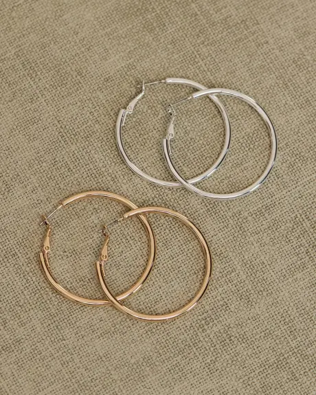 Classic Hoops - 2 Pairs