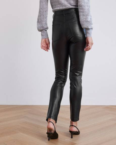 High-Rise Faux Leather Skinny Pant