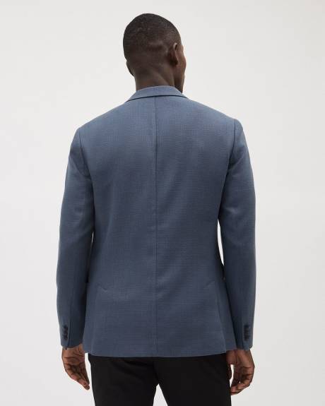 Slim-Fit Textured Blazer