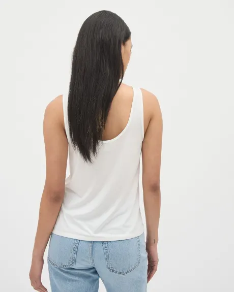 Solid Relaxed-Fit Tank Top