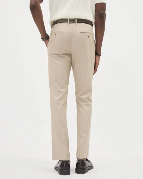 Solid Slim-Fit City Pant