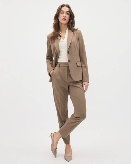 Two-Button Fitted Blazer