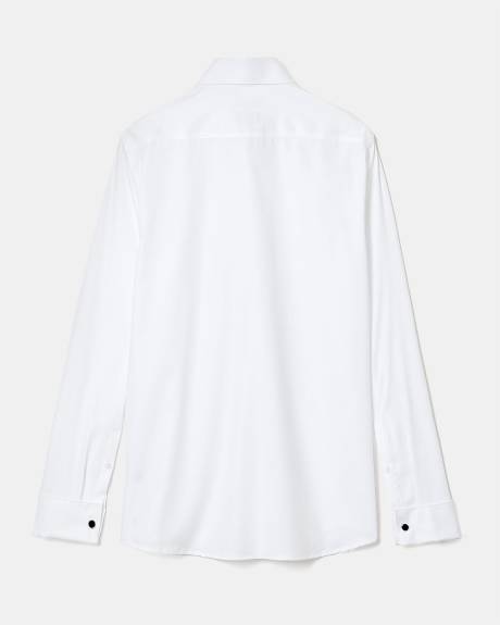 White Tuxedo Dress Shirt