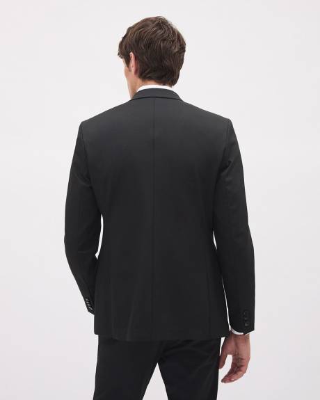 Black Slim Fit E-Tech Blazer