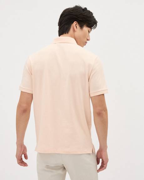 Solid Short-Sleeve Polo