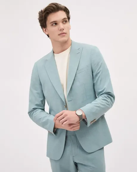 Slim-Fit Aqua Suit Blazer