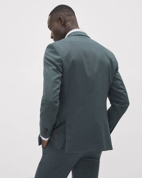 Slim-Fit Dark Suit Blazer