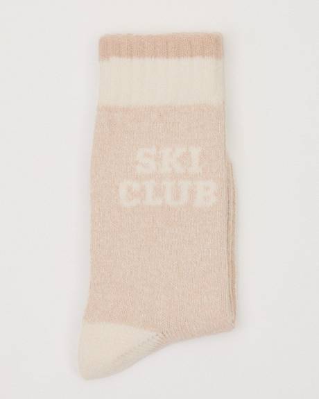 Super-Soft Socks with Apres-Ski Pattern