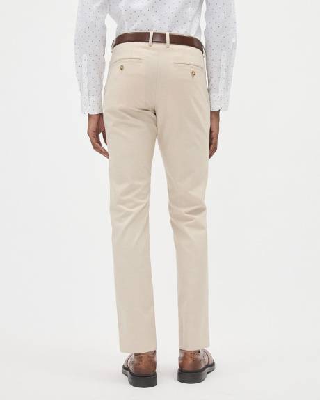 Slim-Fit Light Beige City Pant