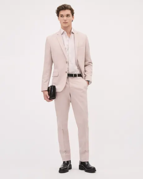 Slim-Fit Light Pink Suit Pant