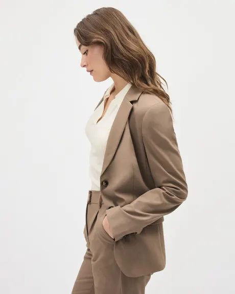 Two-Button Fitted Blazer