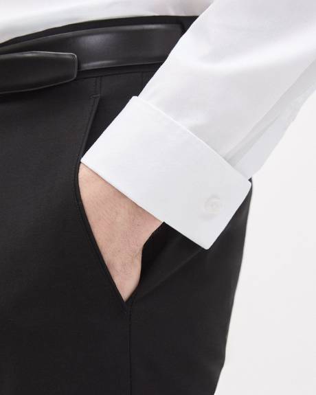 Twill Easy-care Dress Shirt with French Cuff