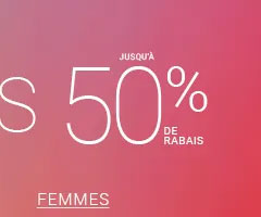 Soldes : Jusqu'à 50% de rabais