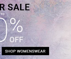 SHOP MENSWEAR - SHOP WOMENSWEAR