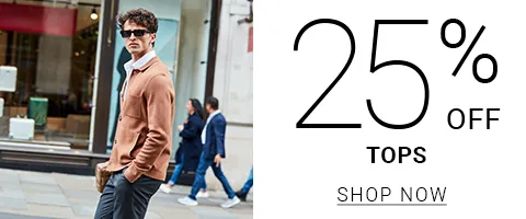 LIMITED TIME OFFER : 25% OFF TOPS