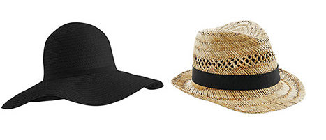 Des chapeaux de paille