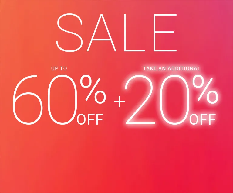 Sale up to 60% off extra 20%