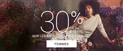 30% DE RABAIS SUR LES ARTICLES A PRIX COURANT